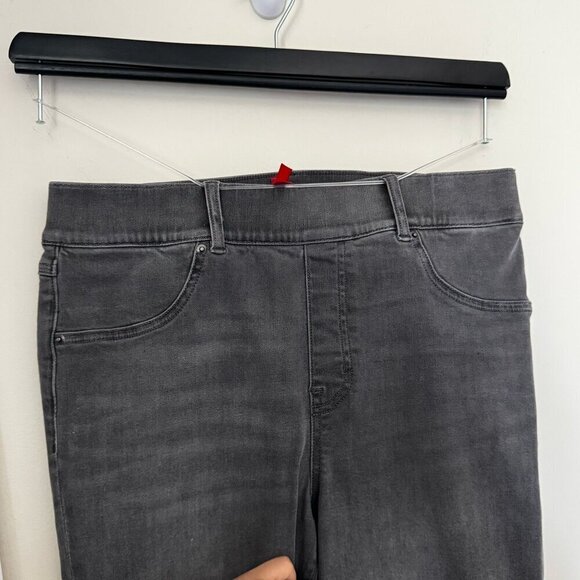 SPANX Denim - SPANX Women's Distressed Denim Skinny Pants (Grey, Large)